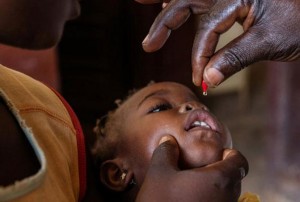 Five arrested for hiding children from Measles-rubella immunisation.