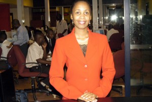 Rosemary Nankabirwa during her hey-days at NTV. (Internet photo)