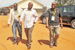 MPs Barnabas Tinkasimire, Theodore Sekikubo and Wilfred Niwagaba