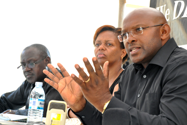 Richard Sewakiryanga and other members of the civil society