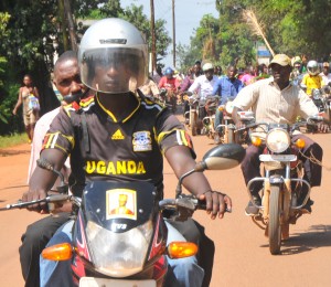 Boda boda procession