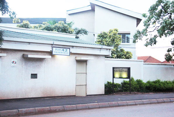 Walter Reed Project offices in Nakasero, Kampala, which were closed at the weekend. PHOTO BY ABUBAKER LUBOWA