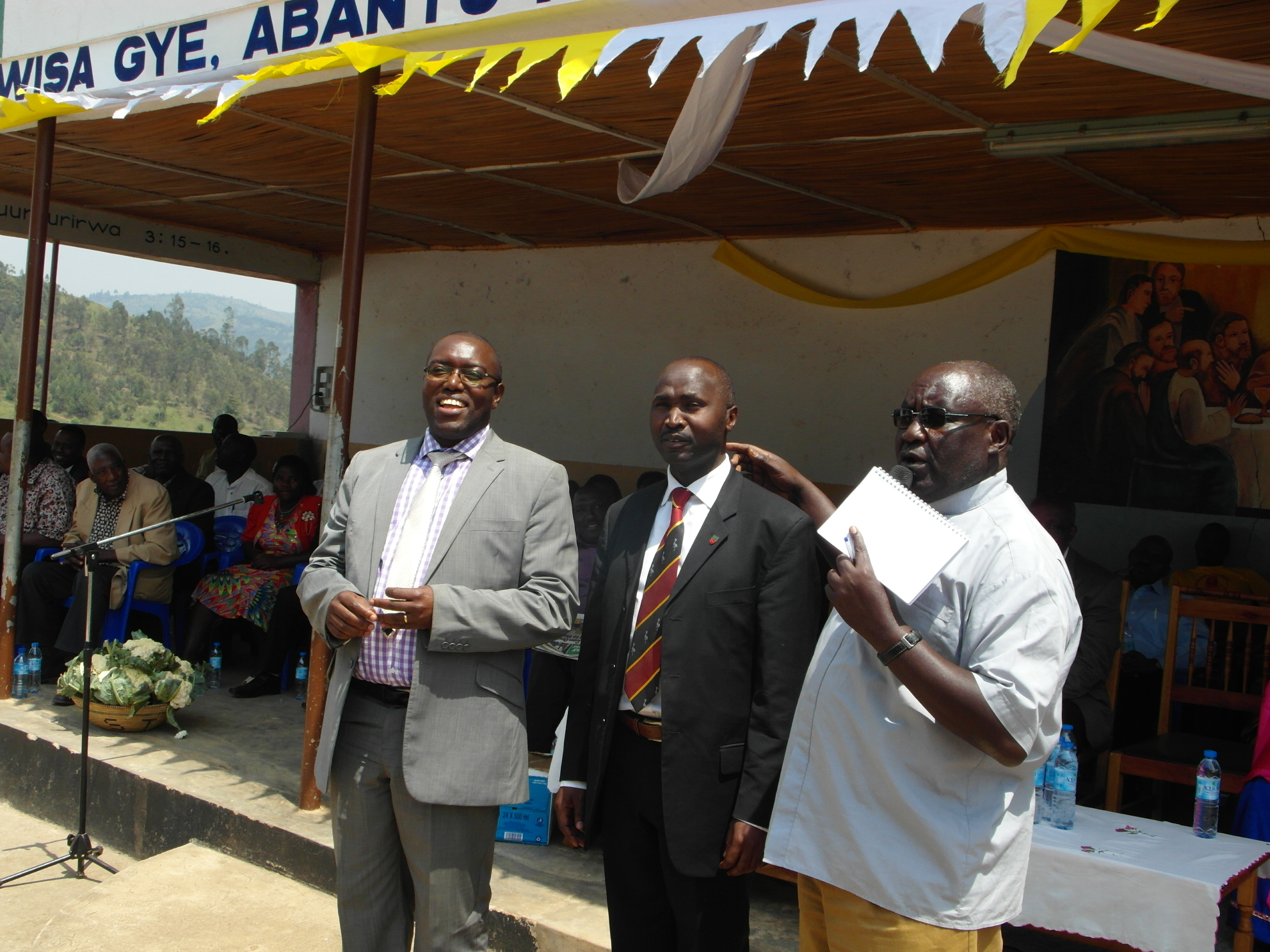 Fr Gaetano Bagyenda and MPs