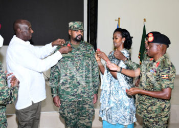 Gen Muhoozi hands over office to Lt Gen Kayanja