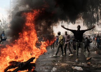 Kenya police out in force for opposition protests