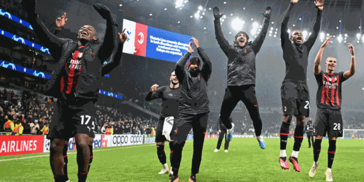 Milan hold off toothless Tottenham to reach Champions League quarters