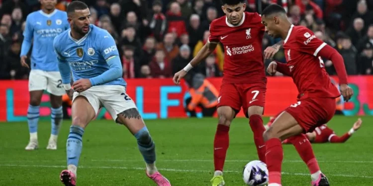 Liverpool, Man City draw 1-1 to leave Arsenal top of Premier League 